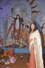 Rituparna Sengupta at DN Nagar Durga pooja in Andheri, Mumbai on 1st Oct 2014